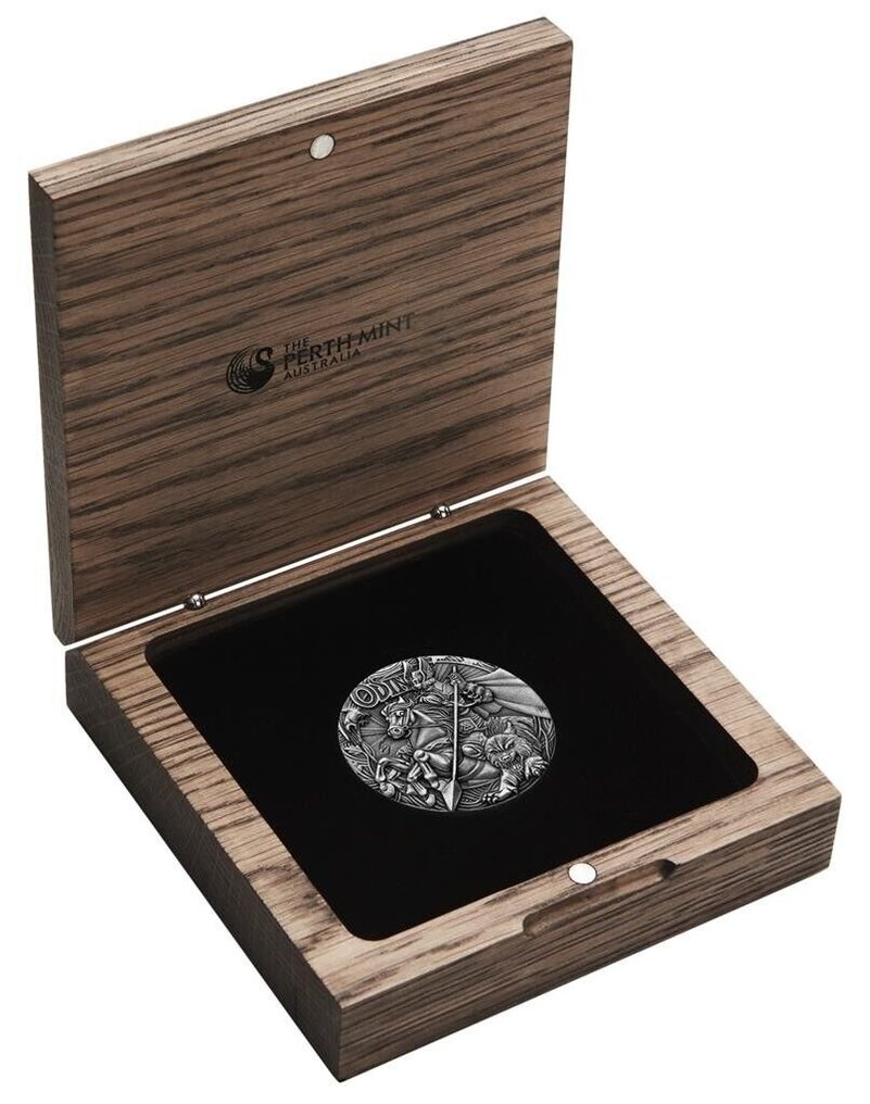 Tuvalu. 2 Dollars 2016 Odin. 2 oz (.999) with COA ad BOX #2.1