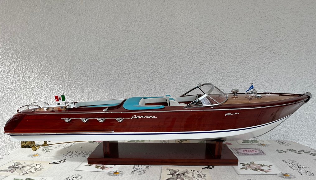Enorme Maquette de Luxe Riva Aquarama 120 cm bois 1:6 - Βάρκα μοντελισμού #1.0