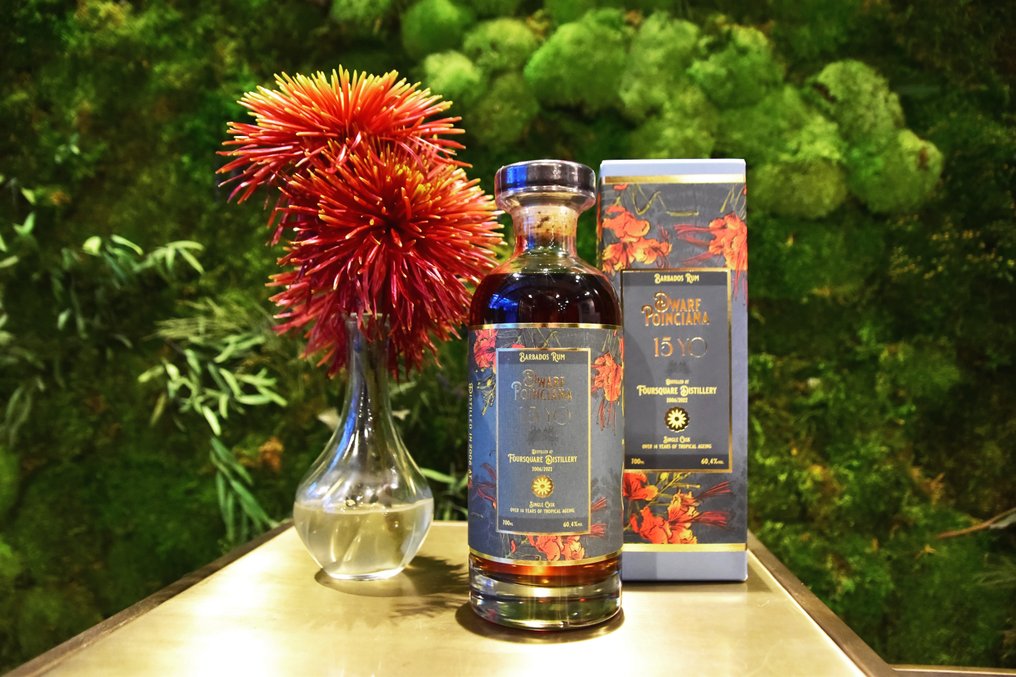 Foursquare 2006 15 years old Distilia - Dwarf Poinciana - Exclusively for Catawiki - Floral Rum Series - b. 2022 - 700ml #1.0