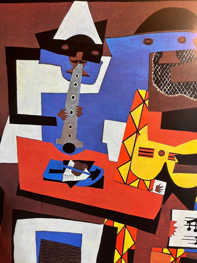 Pablo Picasso (after) - Tres Músicos - Lata 80. #3.2