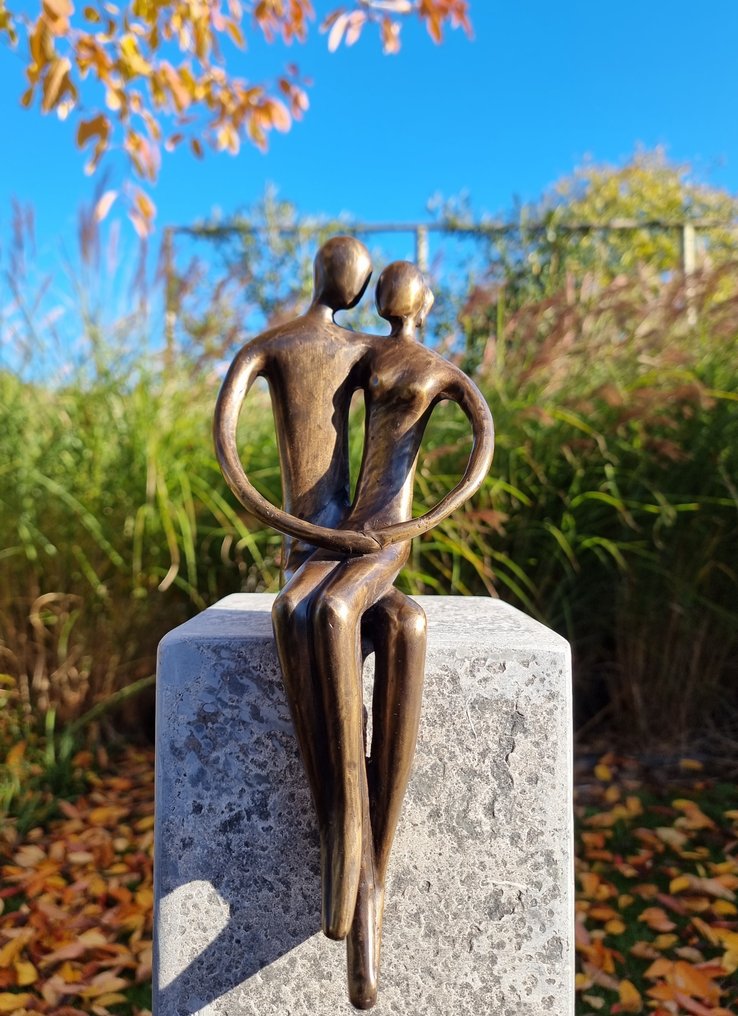 雕像 - Verliefd koppel - 黄铜色 #2.1