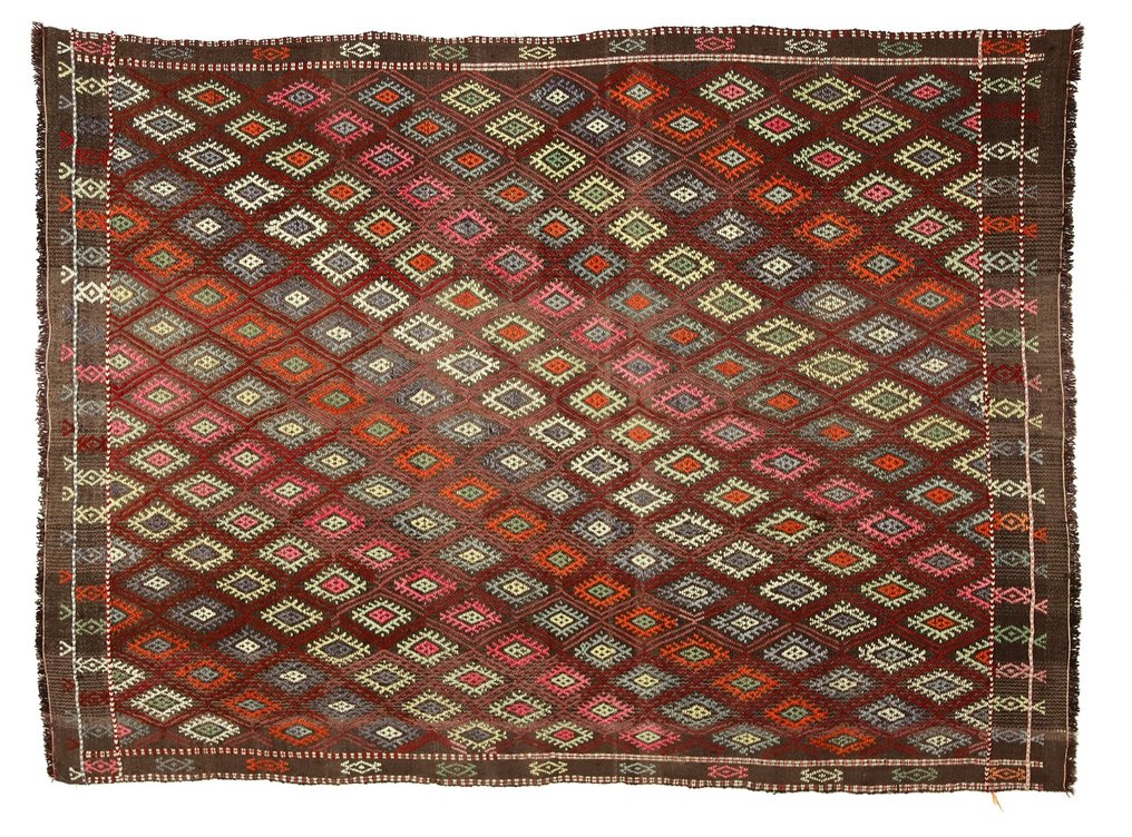 Usak - 凯利姆平织地毯 - 191 cm - 143 cm #1.1