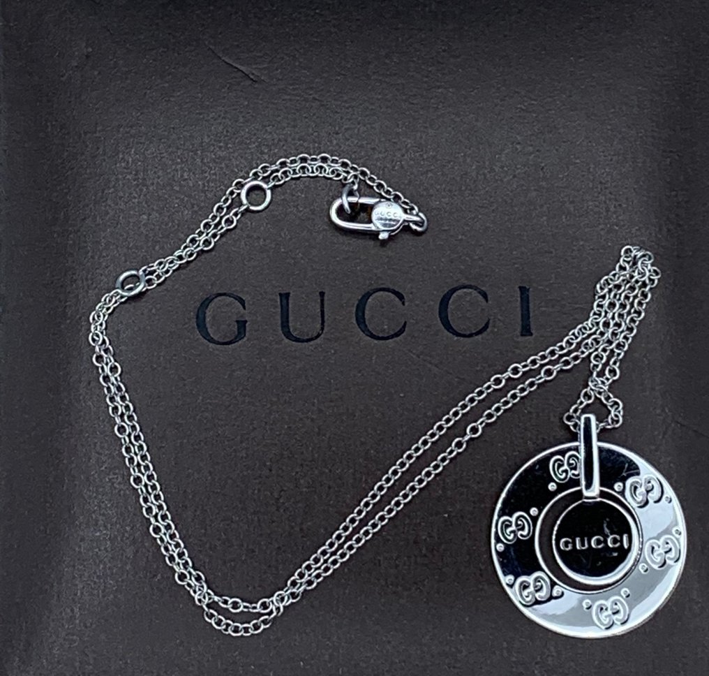 Gucci - Colar com pingente - 18 K Ouro branco #1.0