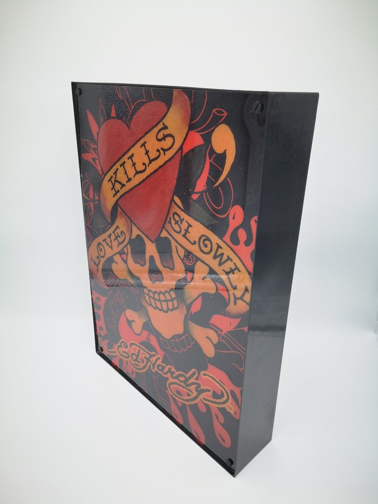 Ed Hardy - Ed Hardy Skull leuchtreklame - Neonskylt - Plast #2.1