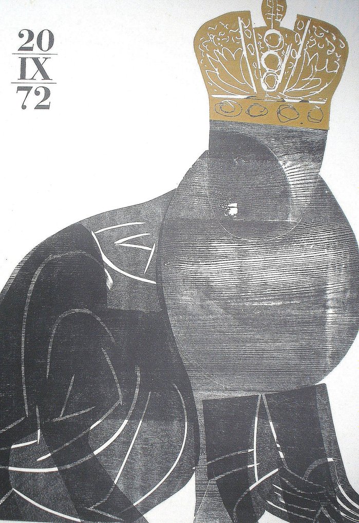 HAP Grieshaber - Exhibition Poster, Mussorgsky Boris Godunow #1.2