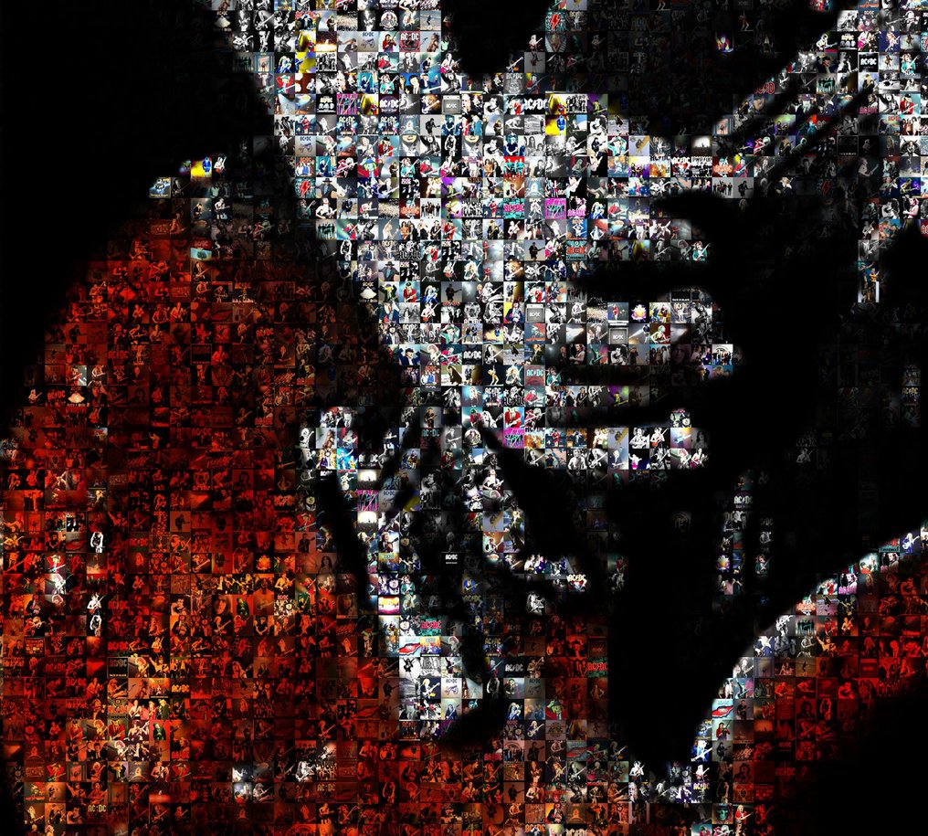 David Law - Crypto Angus Young - Format XL 60x60 #2.1