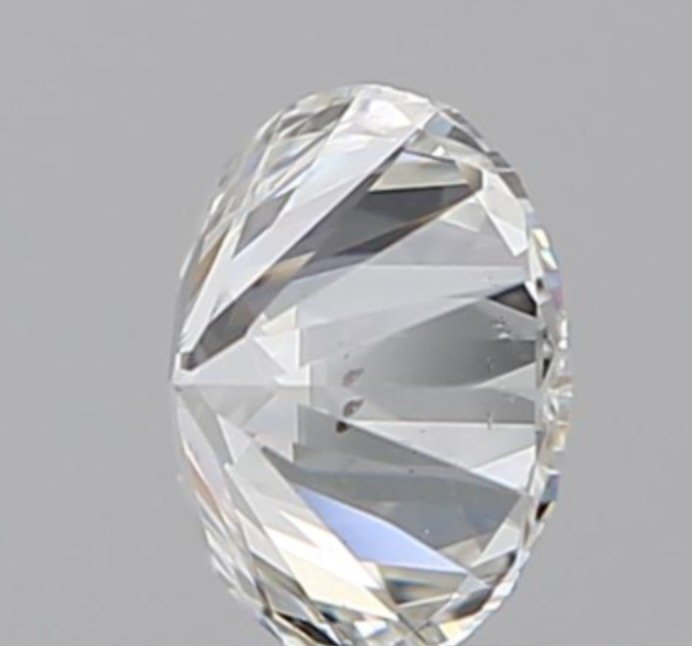 1 pcs Diamant - 0.70 ct - Brilliant, Rund - F - VS2 #2.1