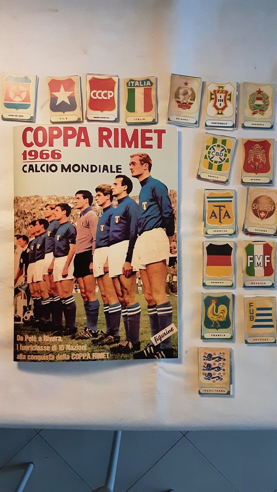 Variant Panini - World Cup England 1966 - 1 Empty album + complete loose sticker set #1.2