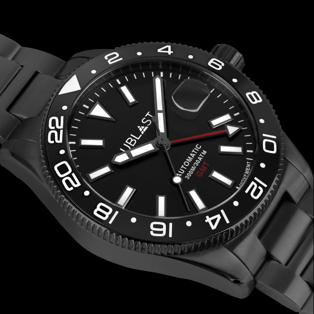 Ublast - Royal GMT Professional - UBRGB44BK - Automatic Swiss - Hombre - 2025 #3.2