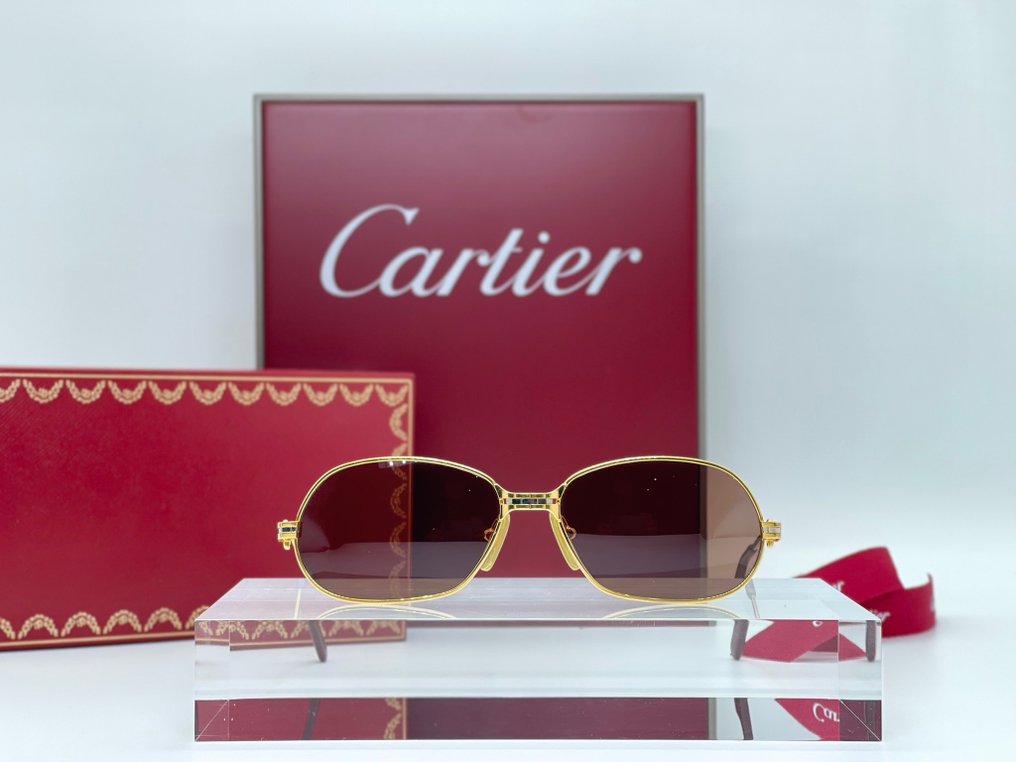 Cartier - Panthere PM Vintage Gold Planted 24k - 墨鏡 #2.1