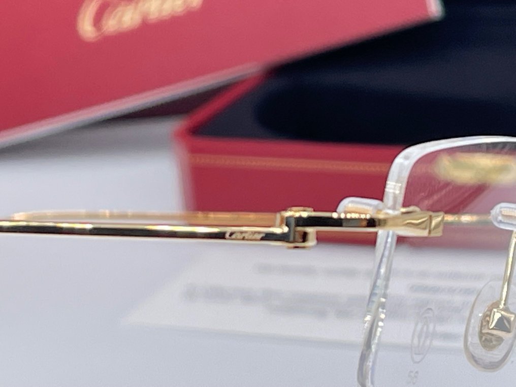 Cartier - Occhiali Cartier Collection Privée Oro Massiccio 18K - Briller #1.1