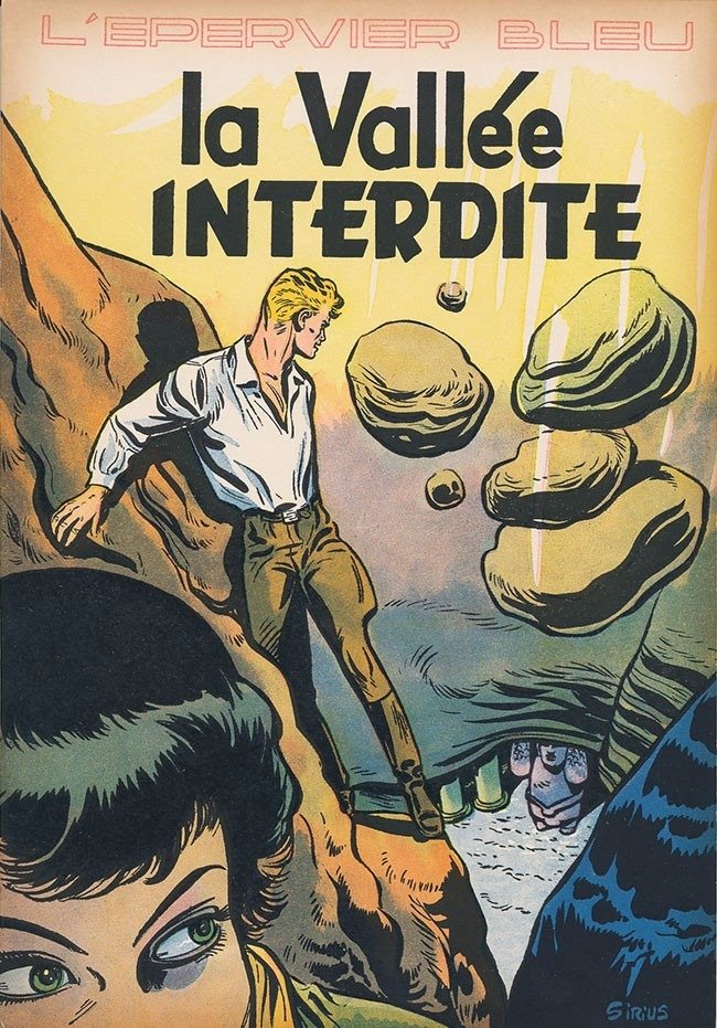 Sirius - 1 Original page - L'Épervier Bleu / De Blauwe Sperwer T6 - La Vallée interdite / De Verboden Vallei - 1950 #1.0