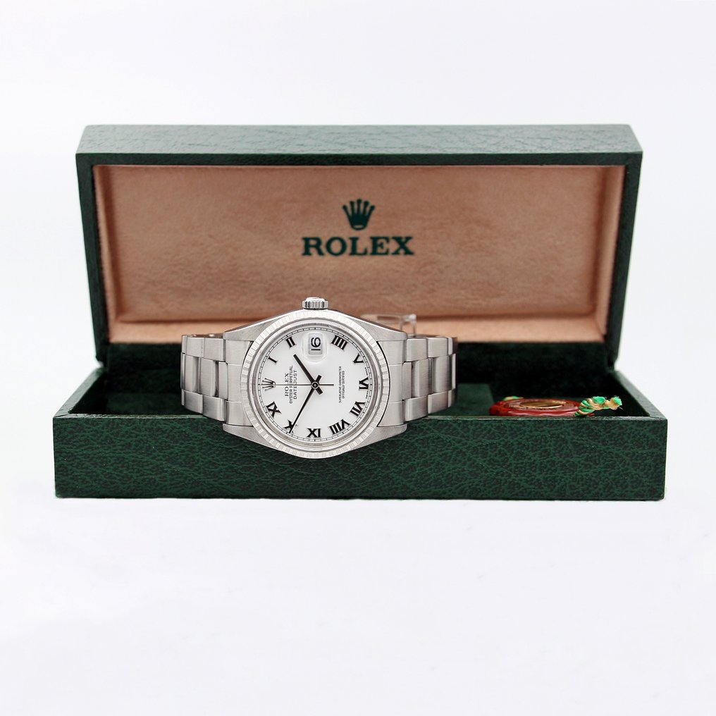 Rolex - Datejust - White Roman Dial - 16220 - Unisex - 2000 - 2010 #2.1