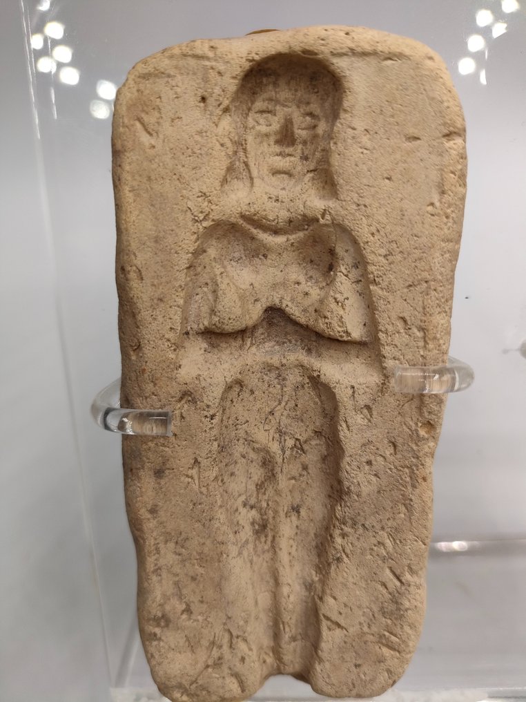 Mesopotamia Gammel babylonsk leireplakett med mugg Med spansk eksportlisens #3.2