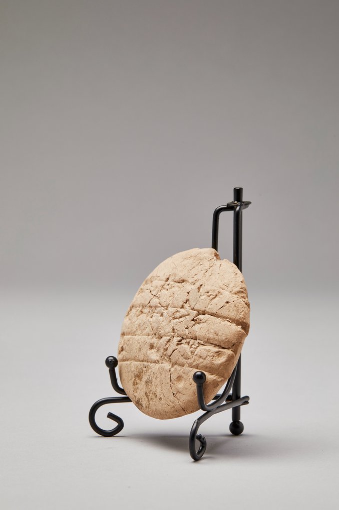Tabletă cuneiformă Akkadiană de argilă cu licență de export spaniolă Comprimat #3.2