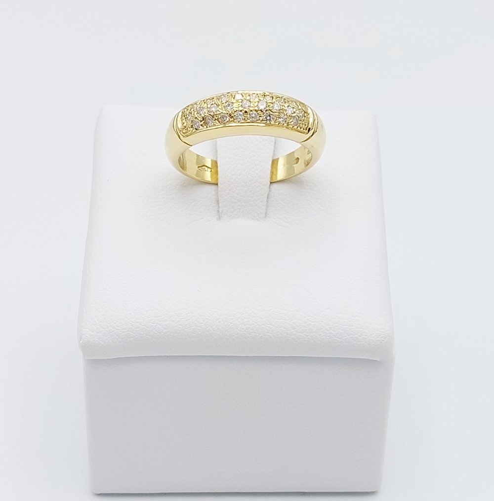 18 kt. Sárga arany - Gyűrű - 0.20 ct Gyémánt #2.2