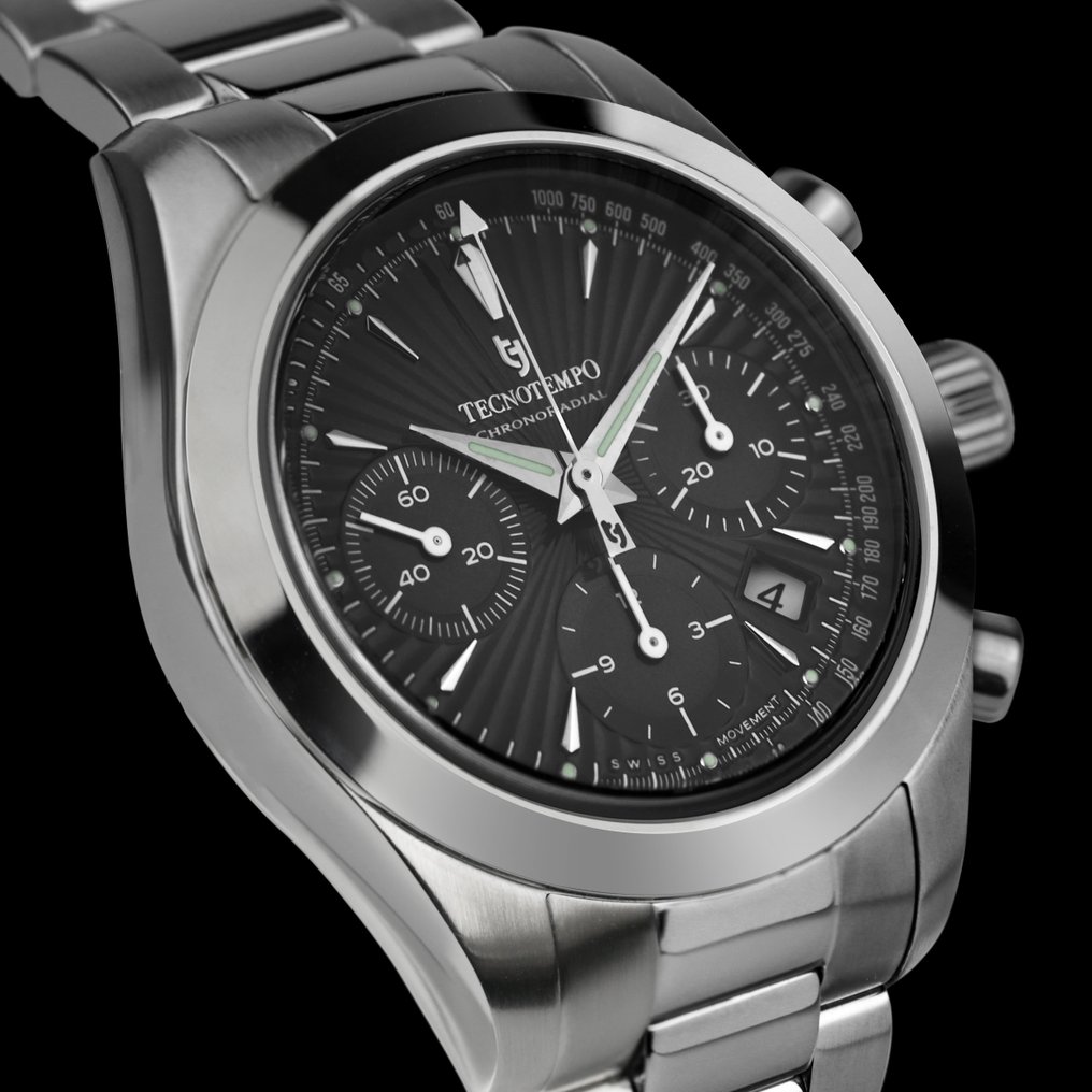 Tecnotempo - "ChronoRadial" *Designed and Assembled in Italy* - Swiss Movt - Limited Edition - Ingen reservasjonspris - TT.200CR.AG - Herre - 2020+ #1.0