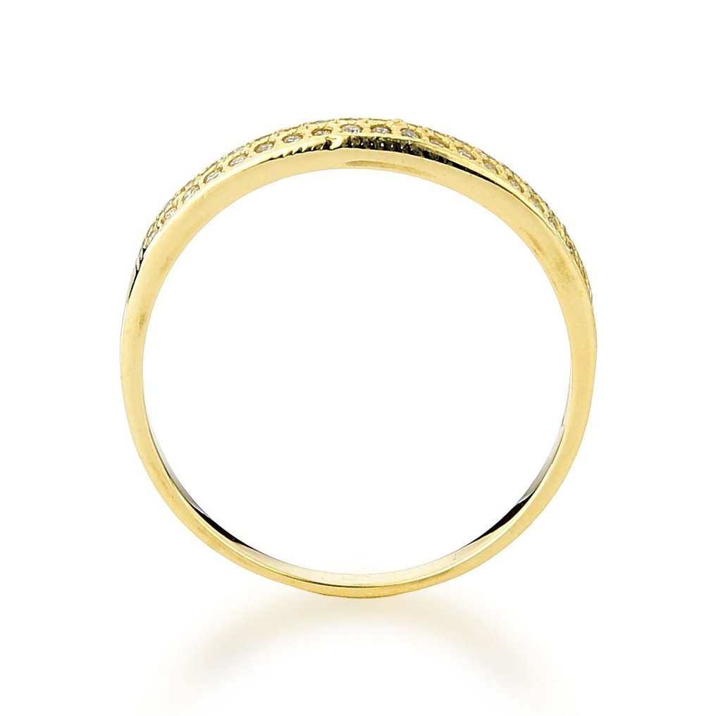 Bague - 14 carats Or jaune - 0.47ct. tw. Diamant (Naturelle) - 802752 #3.2