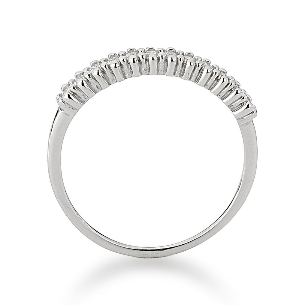 没有保留价 - 戒指 - 14K包金 白金 - 0.36ct. tw. 钻石 (天然) - 802757 #3.2