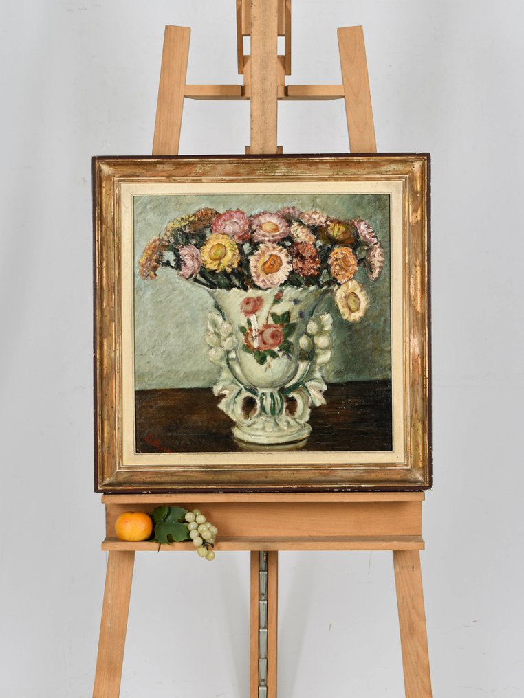Georges Le Brun (1873-1914) - Vase avec Immortelles #2.2
