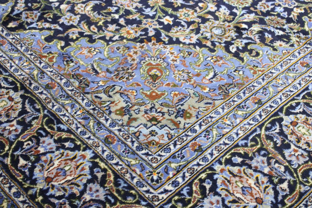 Originalt persisk tæppe Kashan klassisk design lavet af højlandsuld - Tæppe - 396 cm - 300 cm #2.1