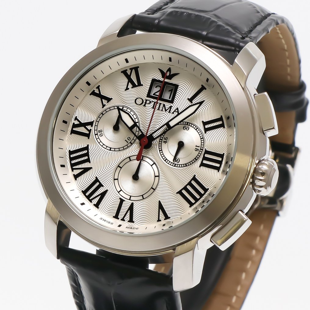 Optima - Swiss Chronograph - OSC392-SL-1 - No Reserve Price - Men - 2010-2020 #1.0