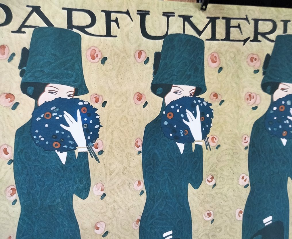 Tochtermann (München) - Cartel Publicitario de Perfumeria   - Art Deco #2.1