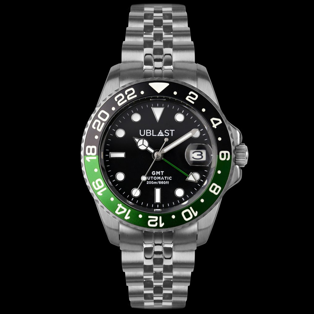 Ublast - Automatic Diver GMT - 20 ATM - UBDGMJ40BGN - Hombre - 2025 #1.0