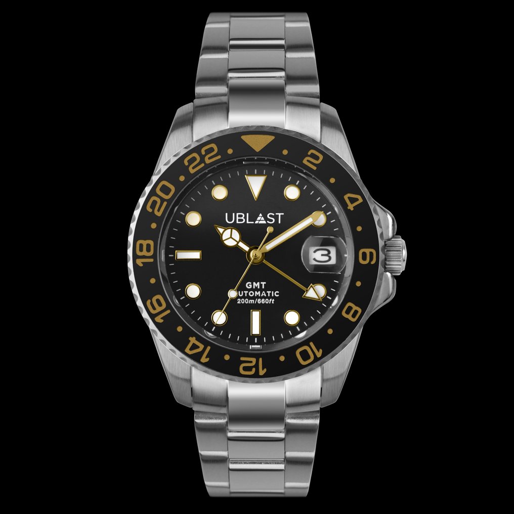 Ublast - Automatic Diver GMT - 20 ATM - UBDGM40BKG - 男士 - 2025 #1.0