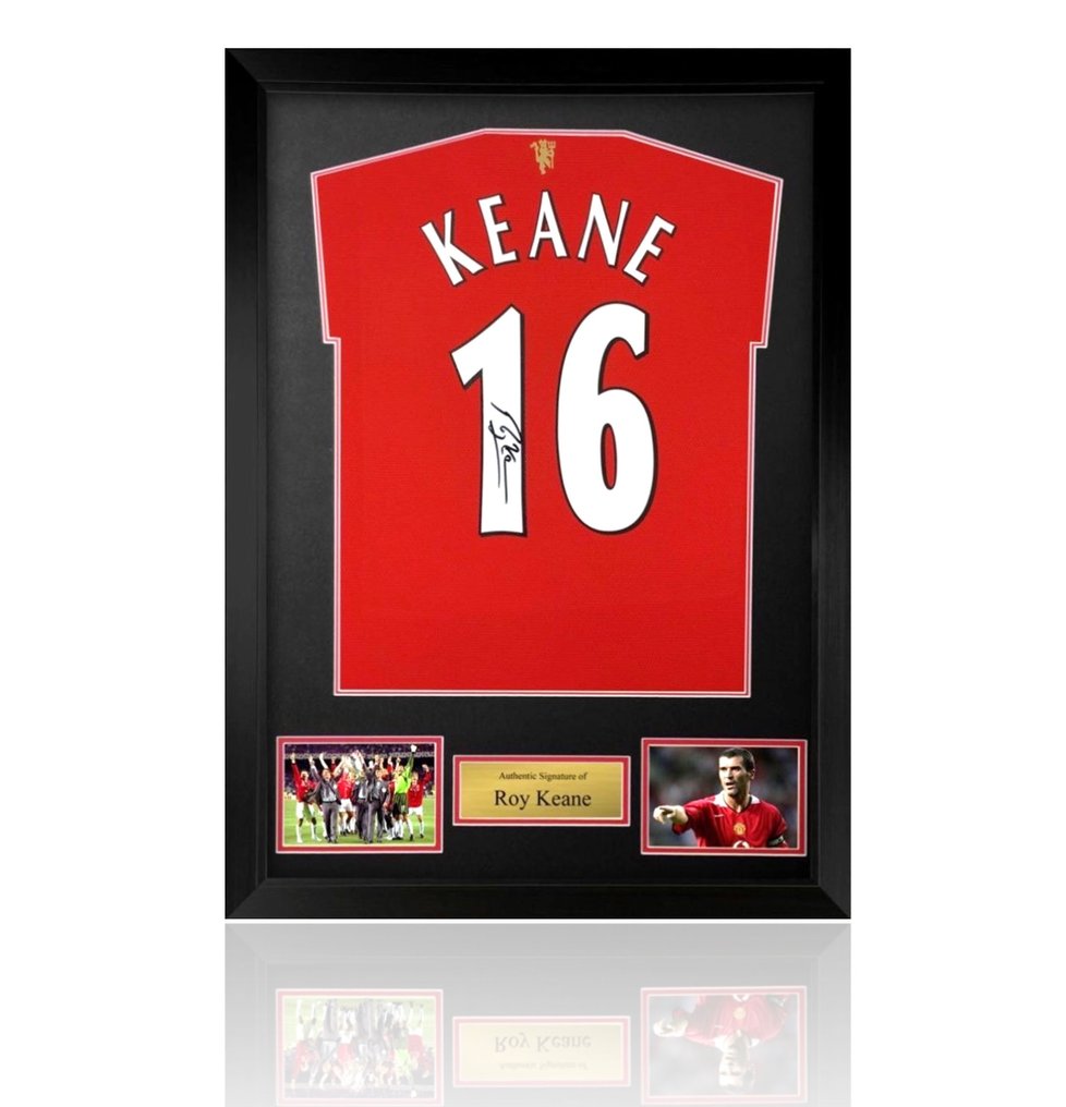 Manchester United English Football League Signed by Roy Keane Jersey Catawiki