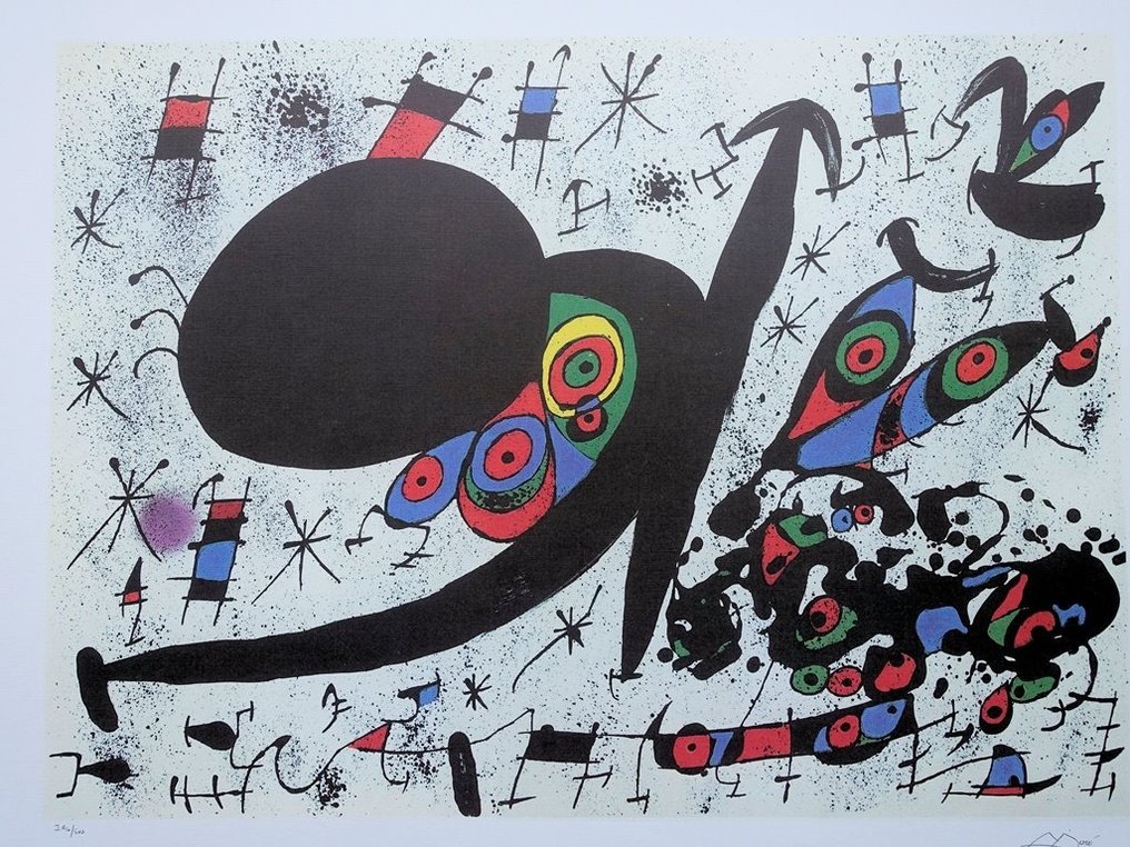 Joan Miro (1893-1983) - Hommage à Joan Pratt #3.2