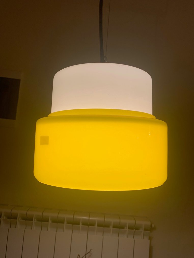 Κρεμαστό φωτιστικό - Γυαλί οπαλίνης - Πολυέλαιος Bauhaus #3.2