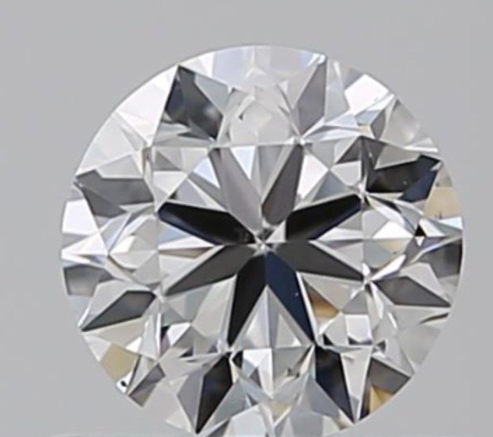 1 pcs Diamant - 0.50 ct - Brillant, Rond - E - VS2 #1.1