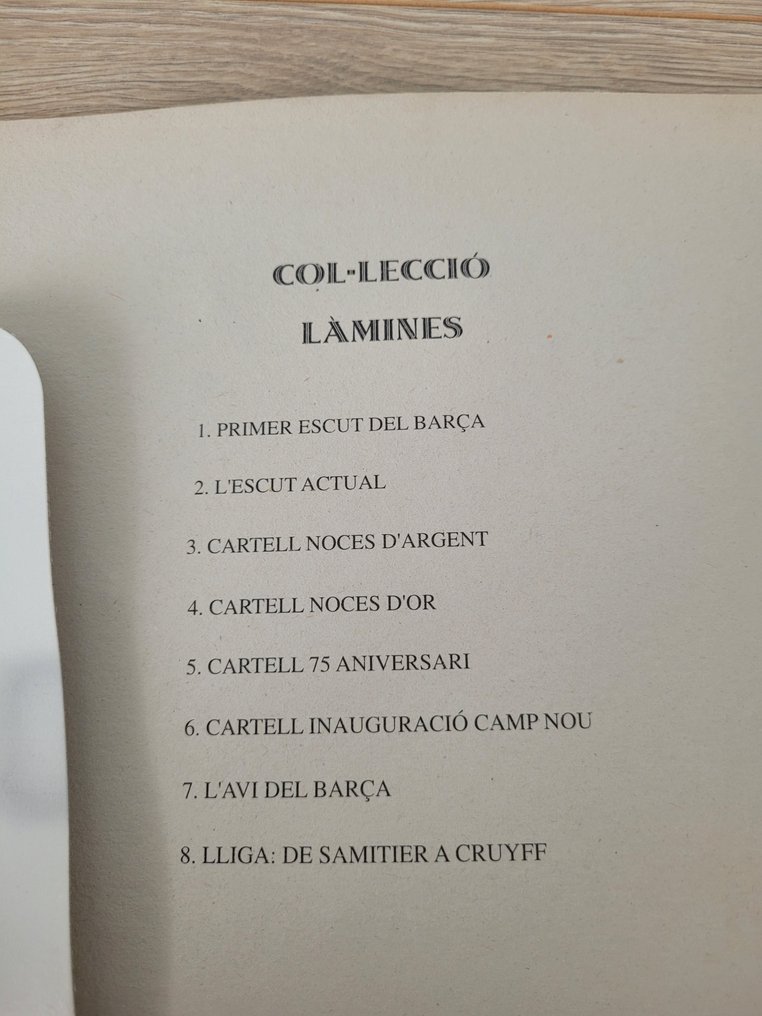 FC Barcelona - Historical Pins + Sheets.  #2.1