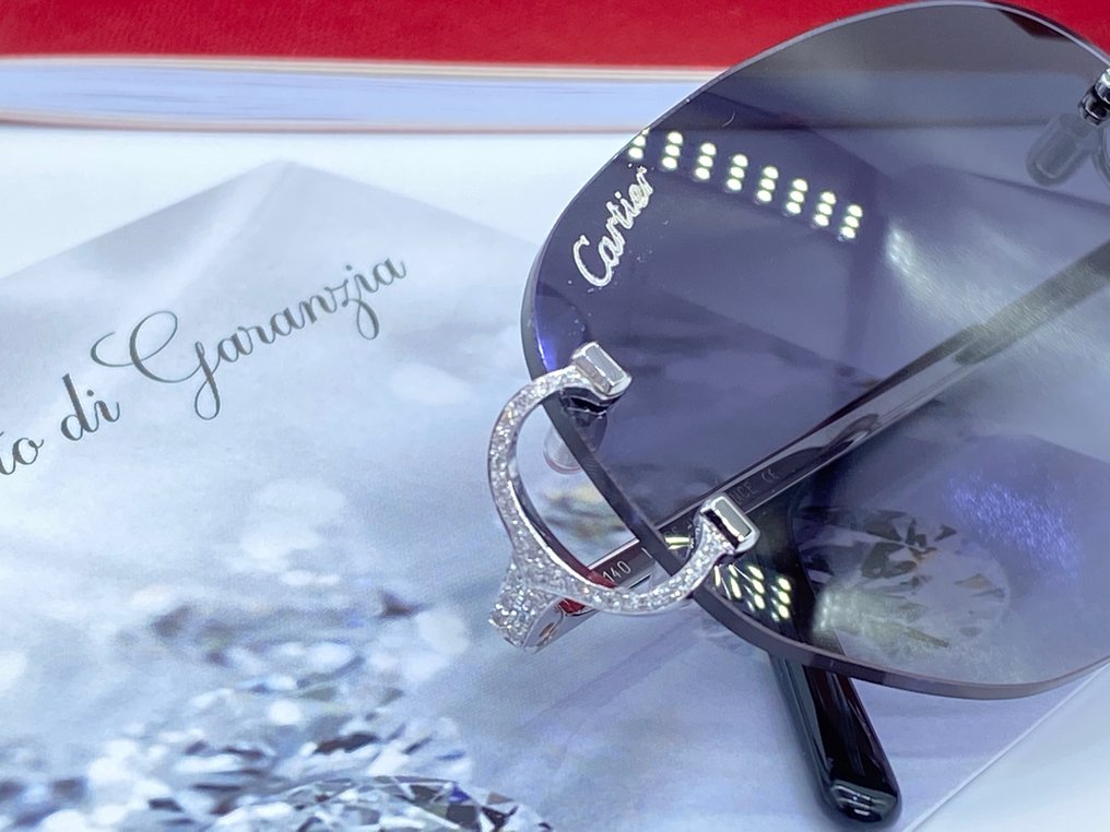 Cartier - Piccadilly Silver Diamond (No Customs Duties) - Γυαλιά ηλίου #1.1
