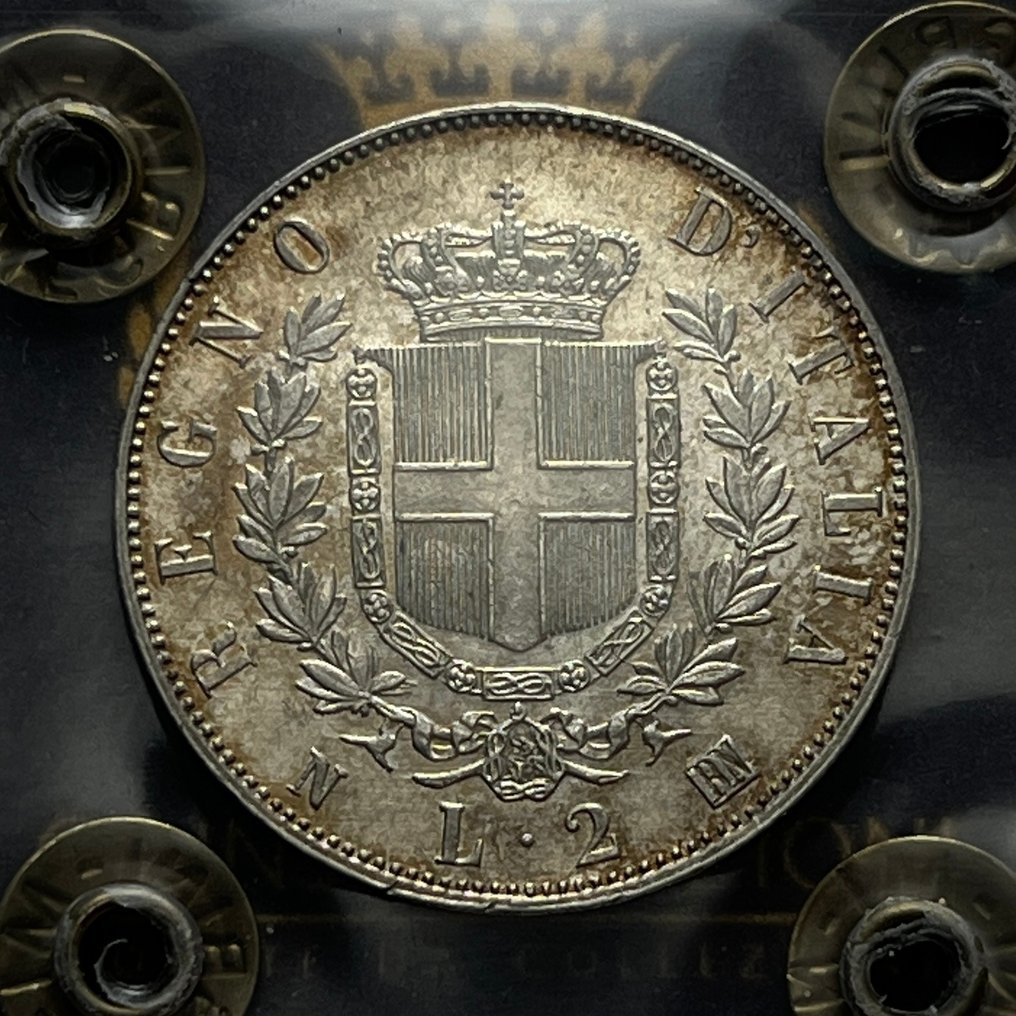 Ιταλία, Βασίλειο Vittorio Emanuele II. 2 Lire 1863 Napoli #1.0