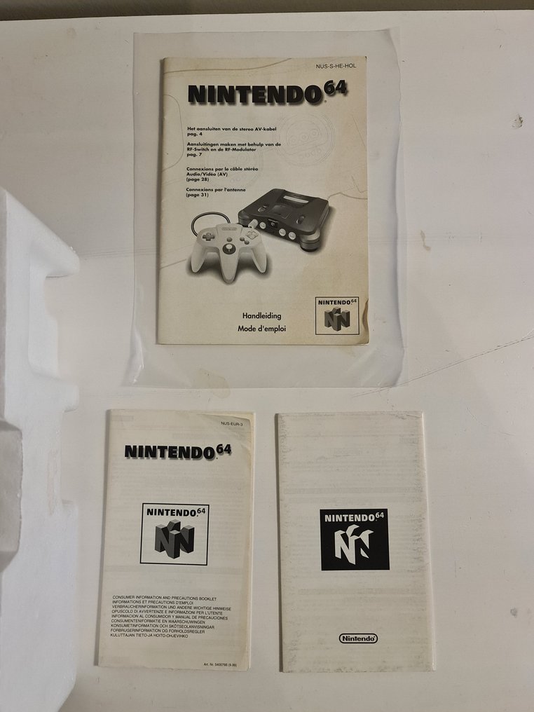 Nintendo - Extremely rare N64 Nintendo 64 MARIO PAK Edition Rare Hard Box - Videospill konsoll - I original eske #3.1