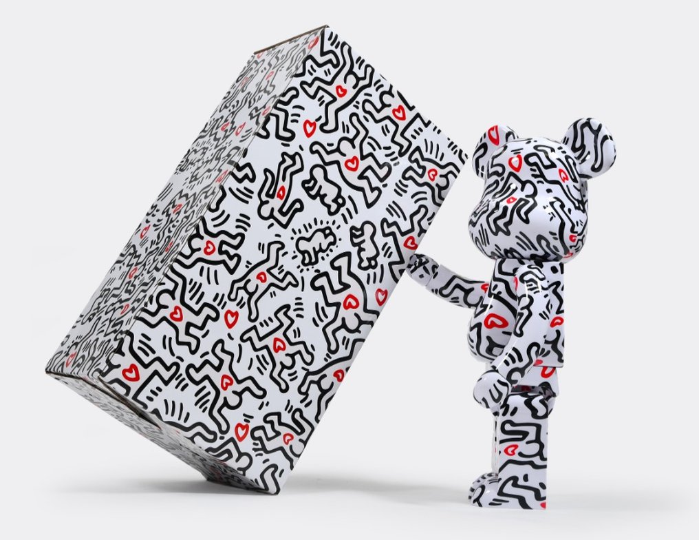 Keith Haring x Medicom Toy - Keith Haring Be@rbrick V8 1000% Bearbrick 2021 #1.0