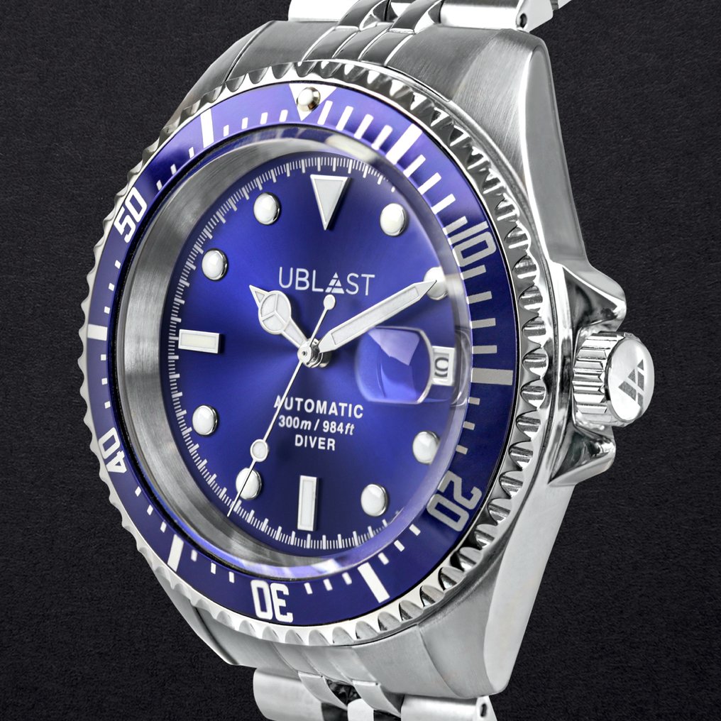 Ublast - Diver 30 ATM - UB3D4411BU - Jubilee Straps - Herre - 2025 #4.3