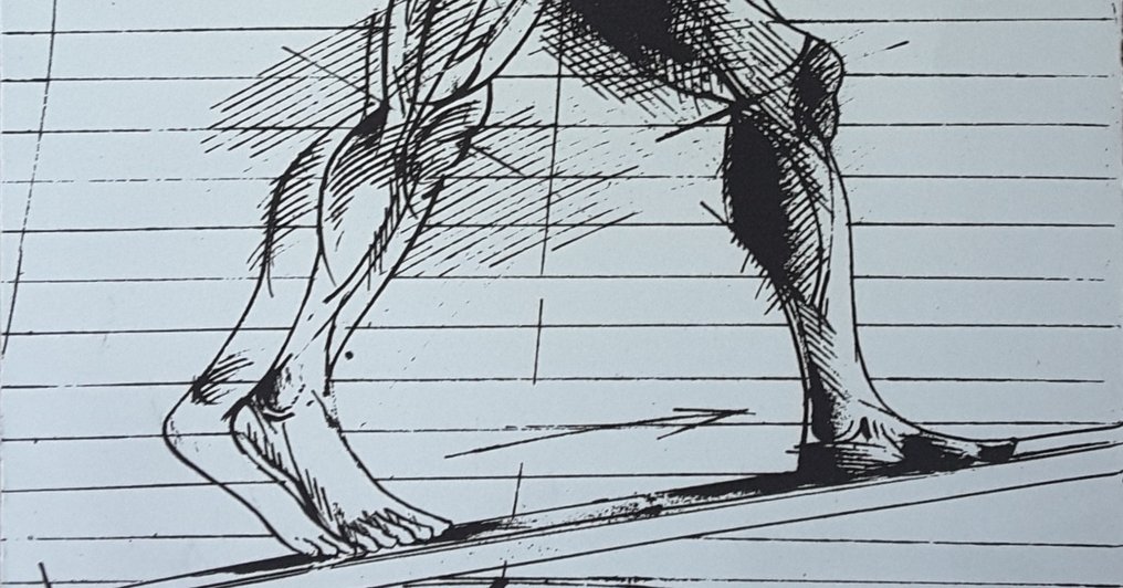 Vladimir Velickovic (1935-2019) - Homme marchant #3.2