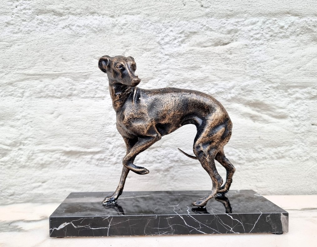 Statuetta - greyhound (2) - Marmo #3.2