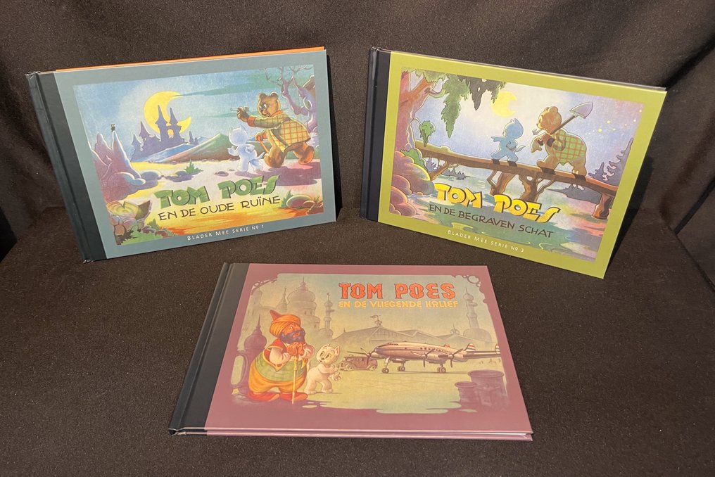 Marten Toonder - Tom Poes & Heer Bommel - 4 delen Blader Mee serie + Tom Poes en vliegende kalief - 3 专辑 #4.3