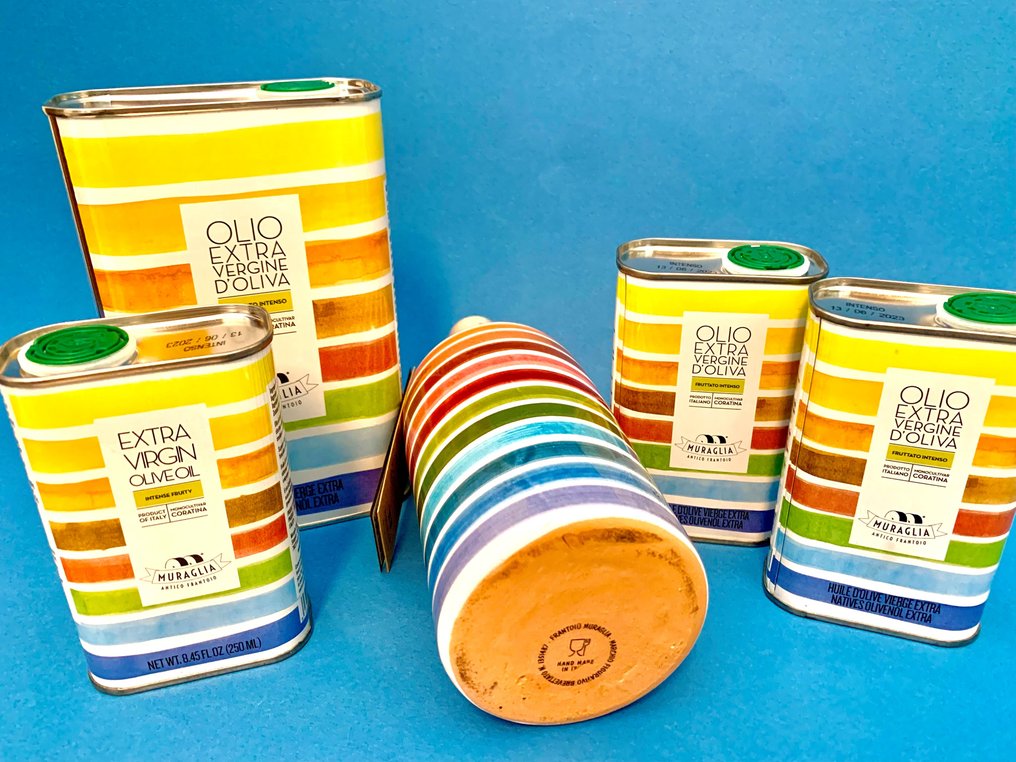 Frantoio Muraglia - Extra virgin olive oil - 5 - 1 x 1lt, 1 x 500ml, 3 x 250ml #3.2