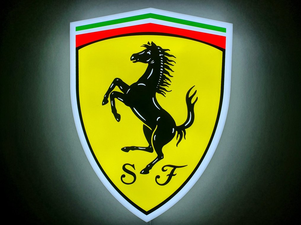 Ferrari - Lighted sign - Ferrari shield lighted sign, dimmable - Plastic #2.1