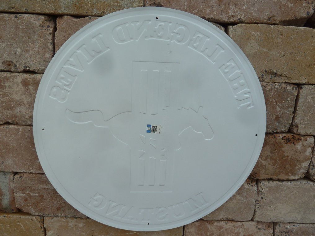 标志 - 福特野马 福特美国 铝制标牌 60厘米 - 福特美国 - 铝 #4.3