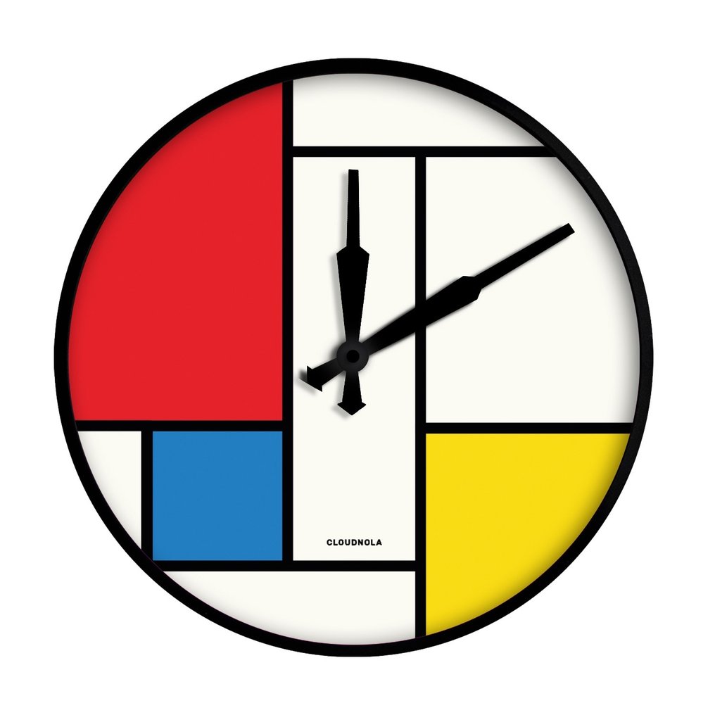Clock Cloudnola XL Industri le Klok Mondriaan Steel stainless clock-cloudnola-xl-industri-le-klok-mondriaan-steel-stainless