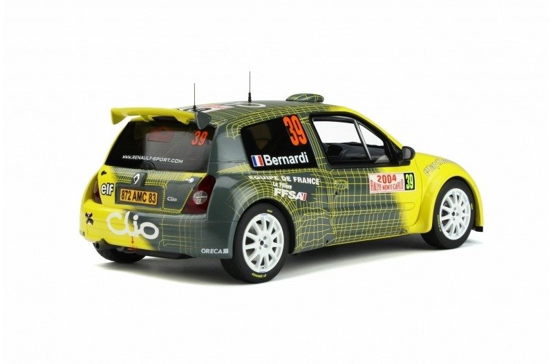 Otto Mobile 1:18 - 模型跑车 - Renault Clio Super1600 Rallye Montecarlo 2004 Bernardi - OT389 #2.1