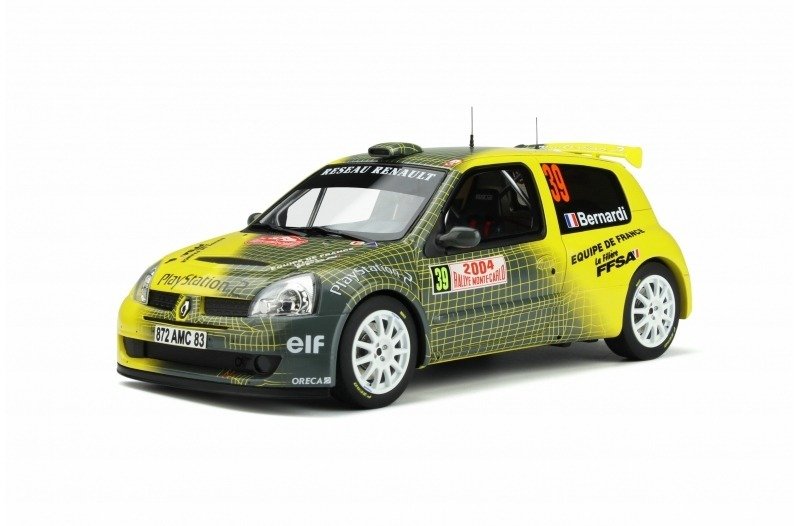 Otto Mobile 1:18 - 模型跑车 - Renault Clio Super1600 Rallye Montecarlo 2004 Bernardi - OT389 #1.0