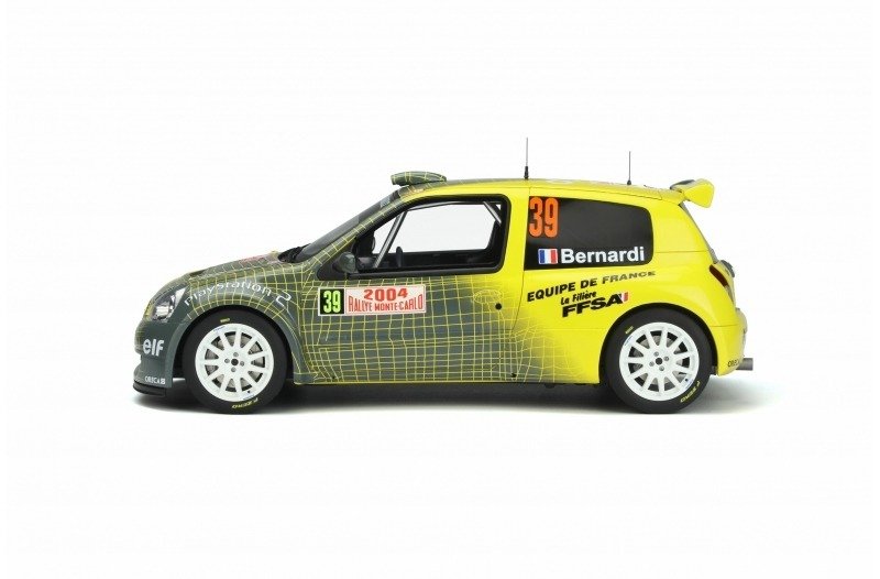 Otto Mobile 1:18 - 模型跑车 - Renault Clio Super1600 Rallye Montecarlo 2004 Bernardi - OT389 #1.0