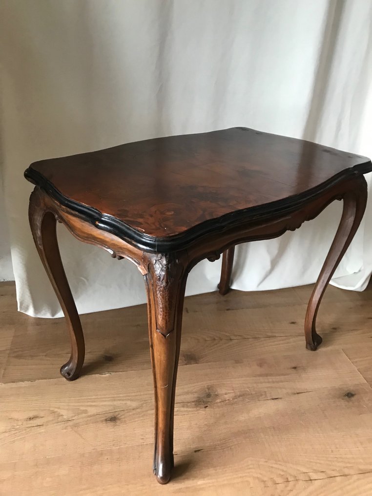 Side table - Wood - Louis XV style table #1.0